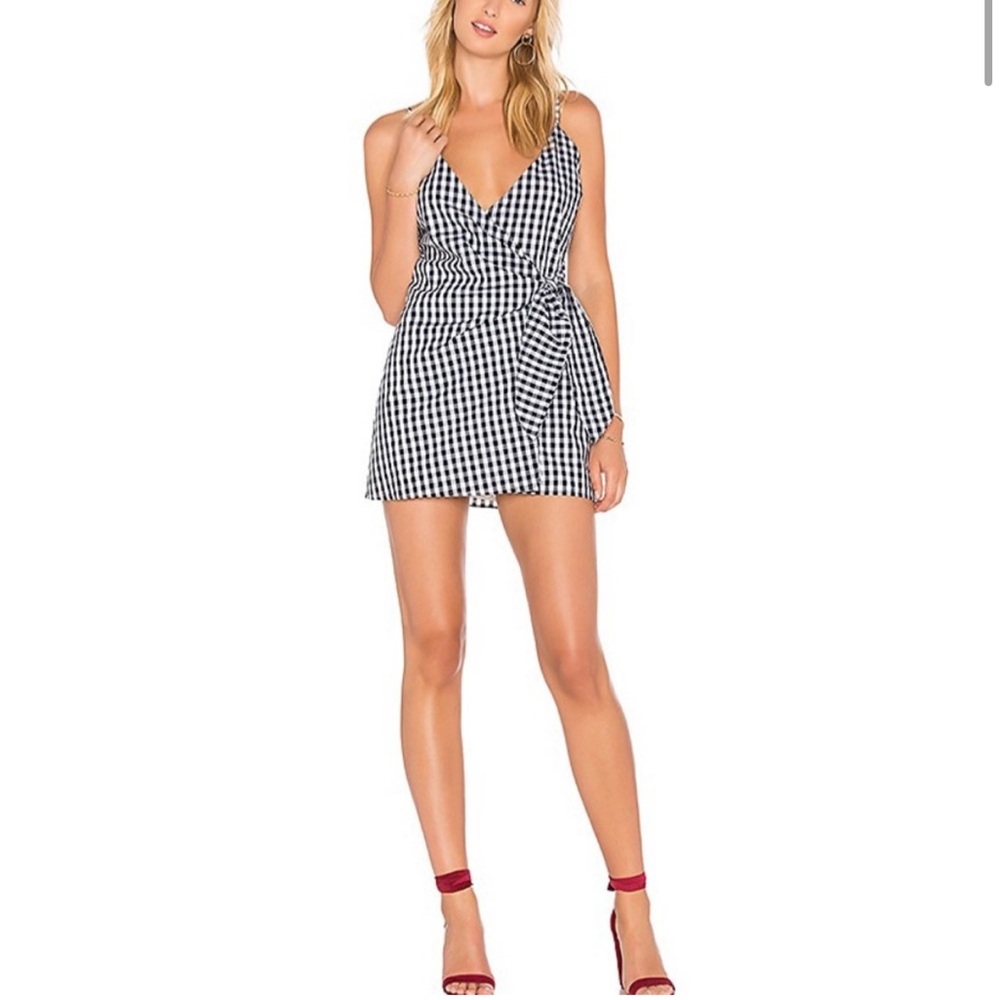 Lovers + Friends Julian Gingham Mini Dress